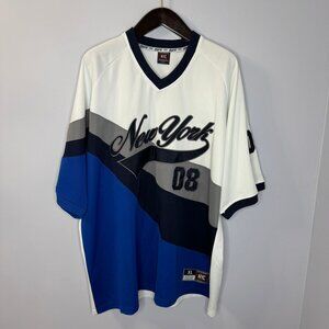 New York Vintage NYC Jersey 1990s Hip Hop 90s 212 NYC Sz 2XL